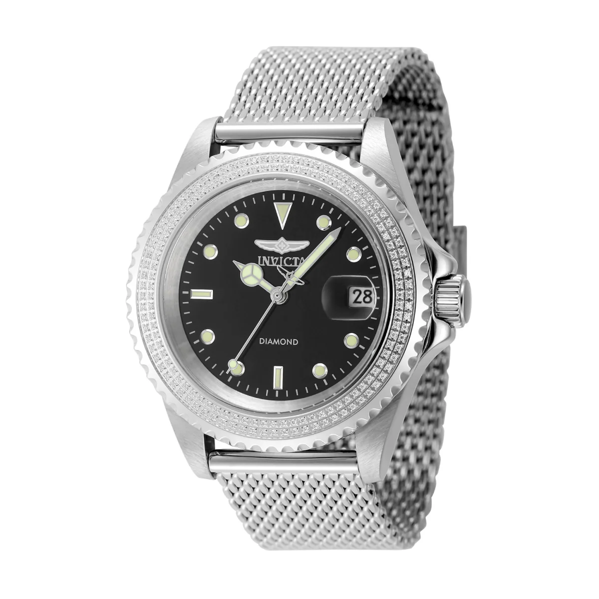Invicta Elite Diamond 0.59 Carat Diamond Automatic Men's Watch - 40mm, Steel (48743)