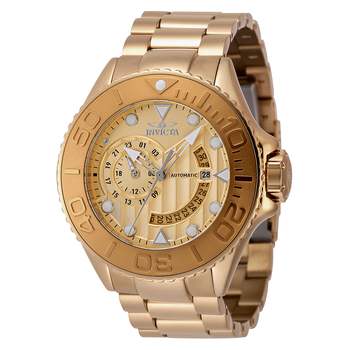 Invicta Grand Diver Automatic Men's Watch - 52mm, Gold (48244)