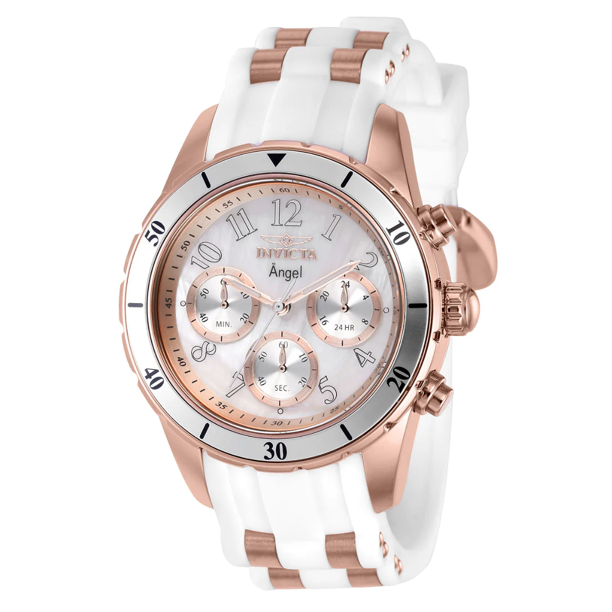 Invicta Angel Women's Watch - 40mm. Rose Gold. White (38755)