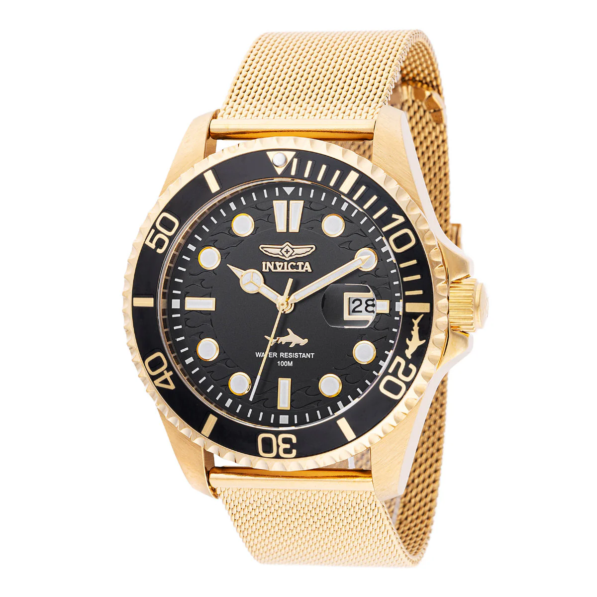 Invicta Pro Diver Men's Watch - 43mm. Gold (47178)