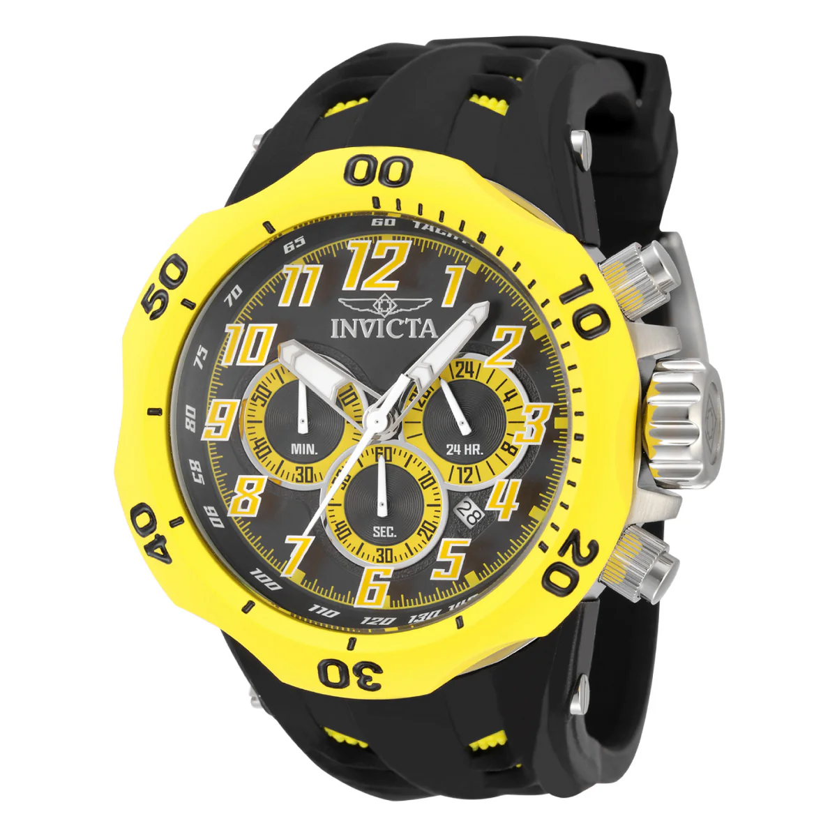 Invicta Venom Hydra Men's Watch - 52mm. Yellow. Black (48236)