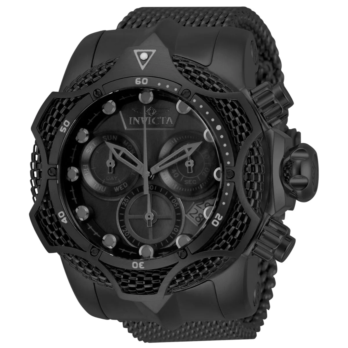Invicta Venom Swiss Ronda Z60 FE Caliber Men's Watch - 52.5mm. Black (32904)