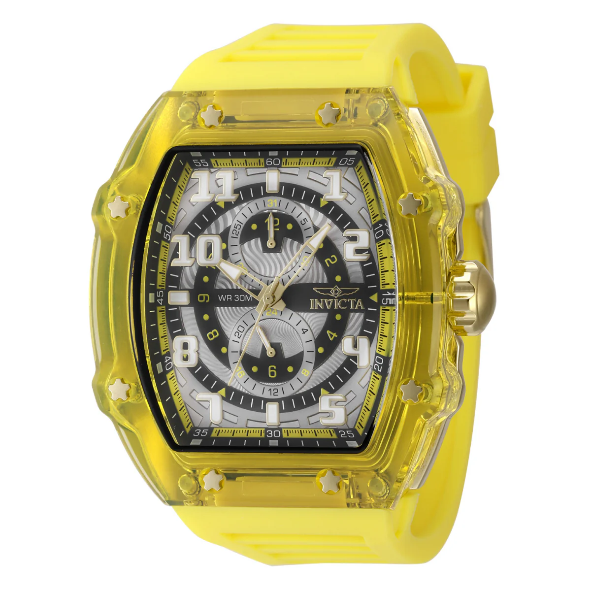 Invicta Racing Cyclone Men's Watch - 48.5mm. Yellow (48714) 1 Invicta Racing Cyclone Men's Watch - 48.5mm. Yellow (48714)