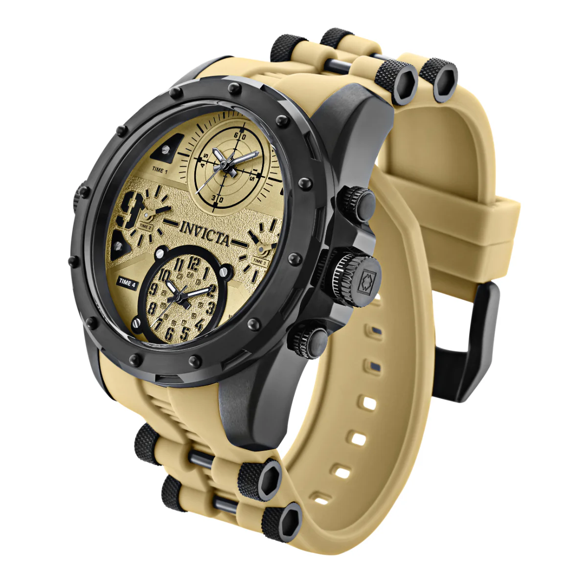 Invicta Coalition Forces Sniper Men's Watch - 50mm. Black, Light Brown (31139) 2 Invicta Coalition Forces Sniper Men's Watch - 50mm. Black, Light Brown (31139)