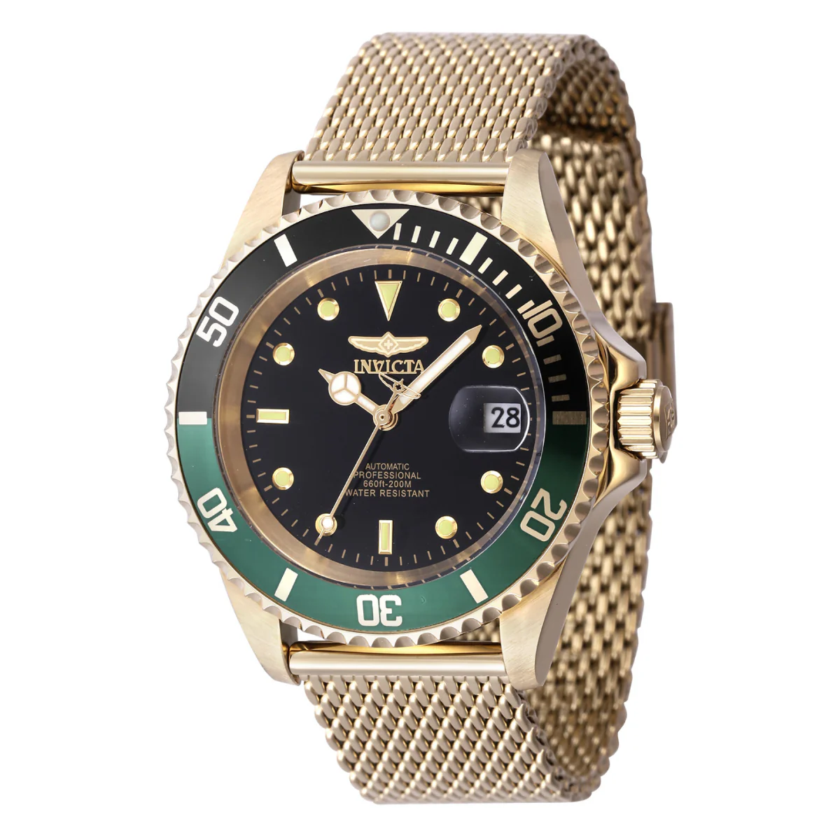 Invicta Pro Diver Apex Automatic Men's Watch - 40mm. Gold (47723)