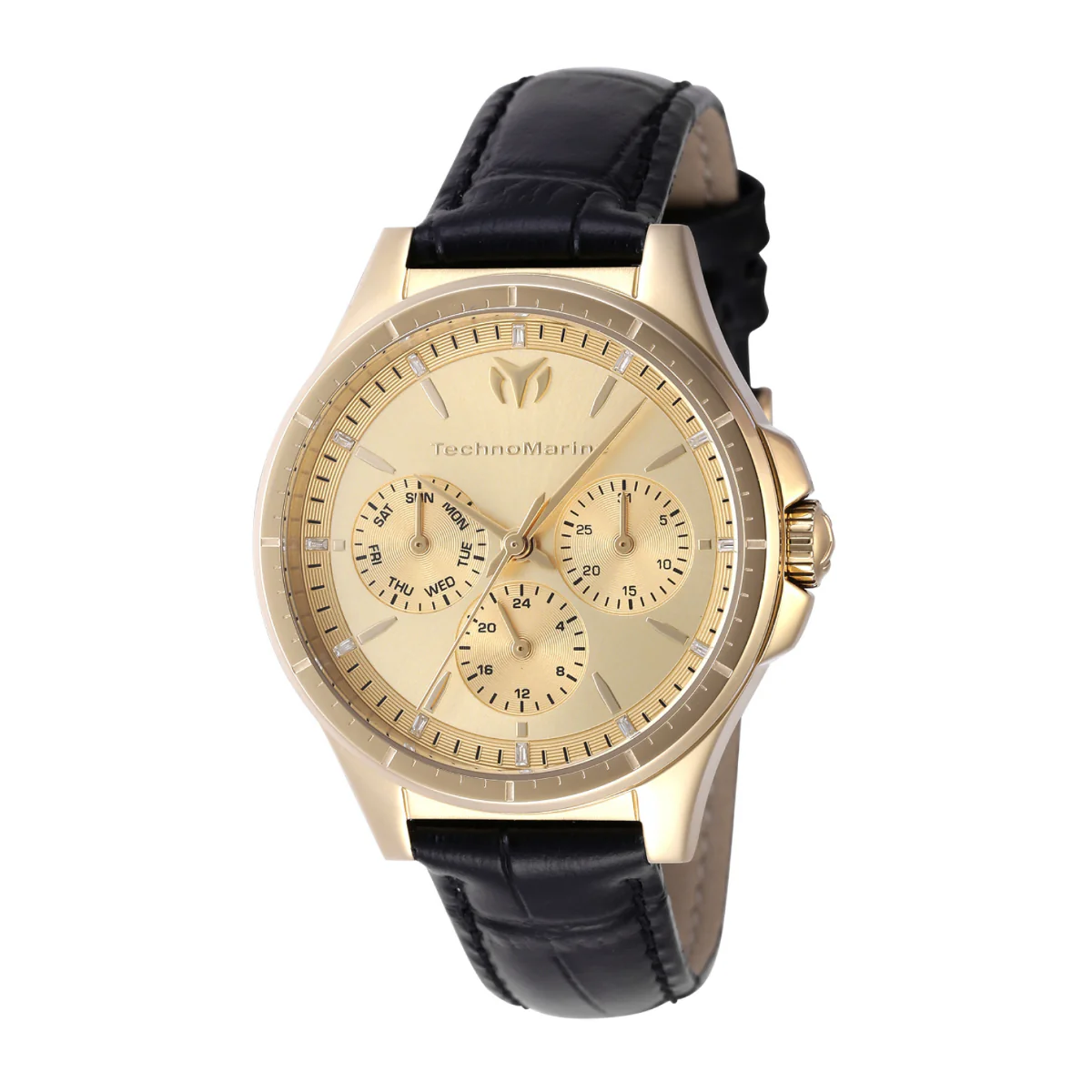 TechnoMarine MoonSun Women's Watch - 36mm. Black (TM-822060)
