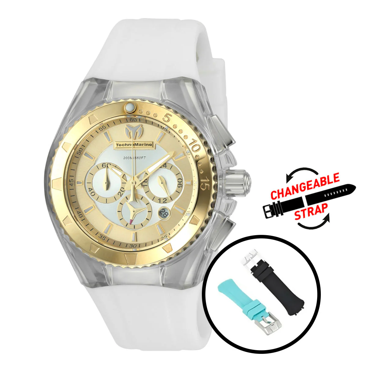 TechnoMarine Cruise Pearl Women's Watch - 40mm, White (TM-116002) 2 TechnoMarine Cruise Pearl Women's Watch - 40mm, White (TM-116002)