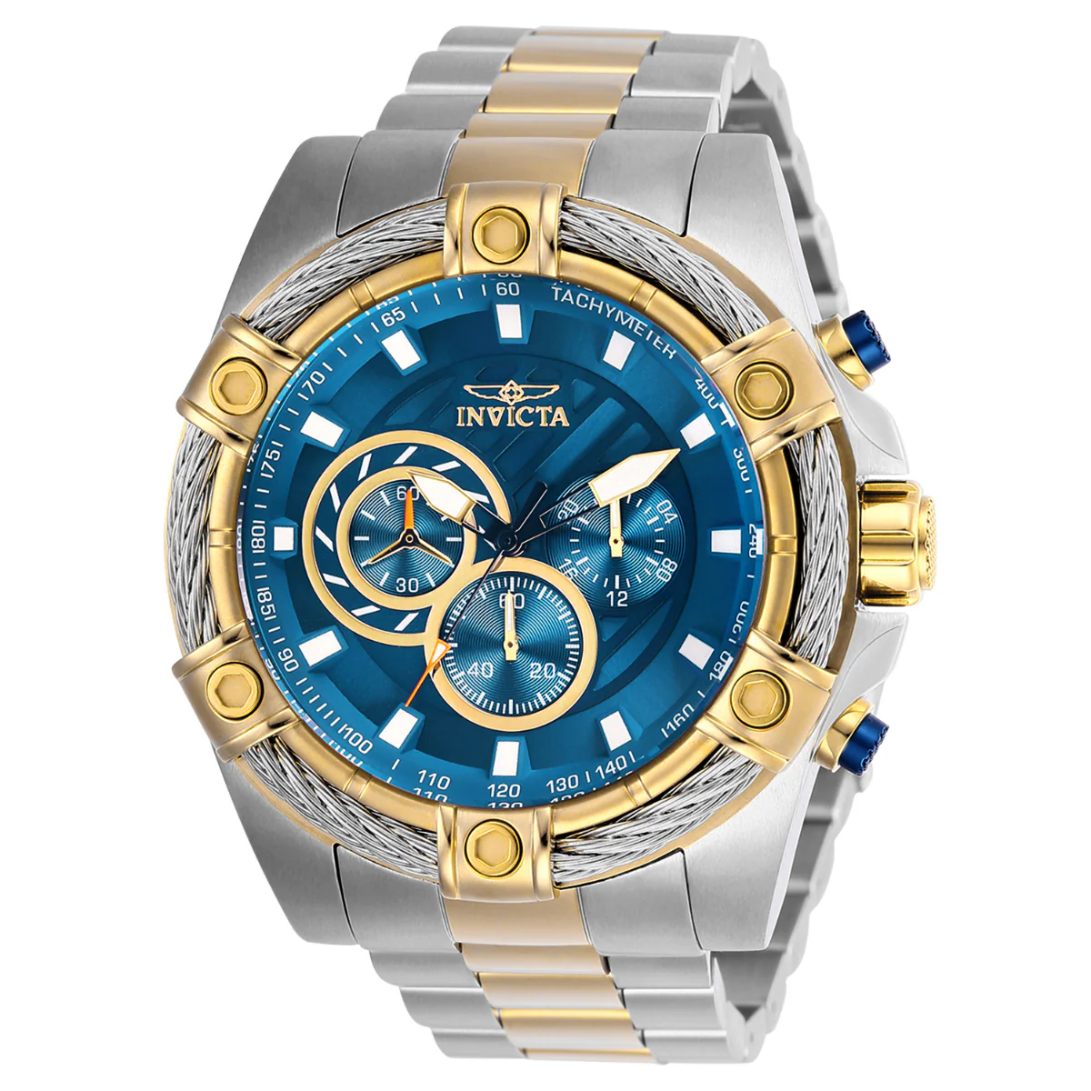 Invicta Bolt Ace Men's Watch - 52mm. Steel. Gold (25522)