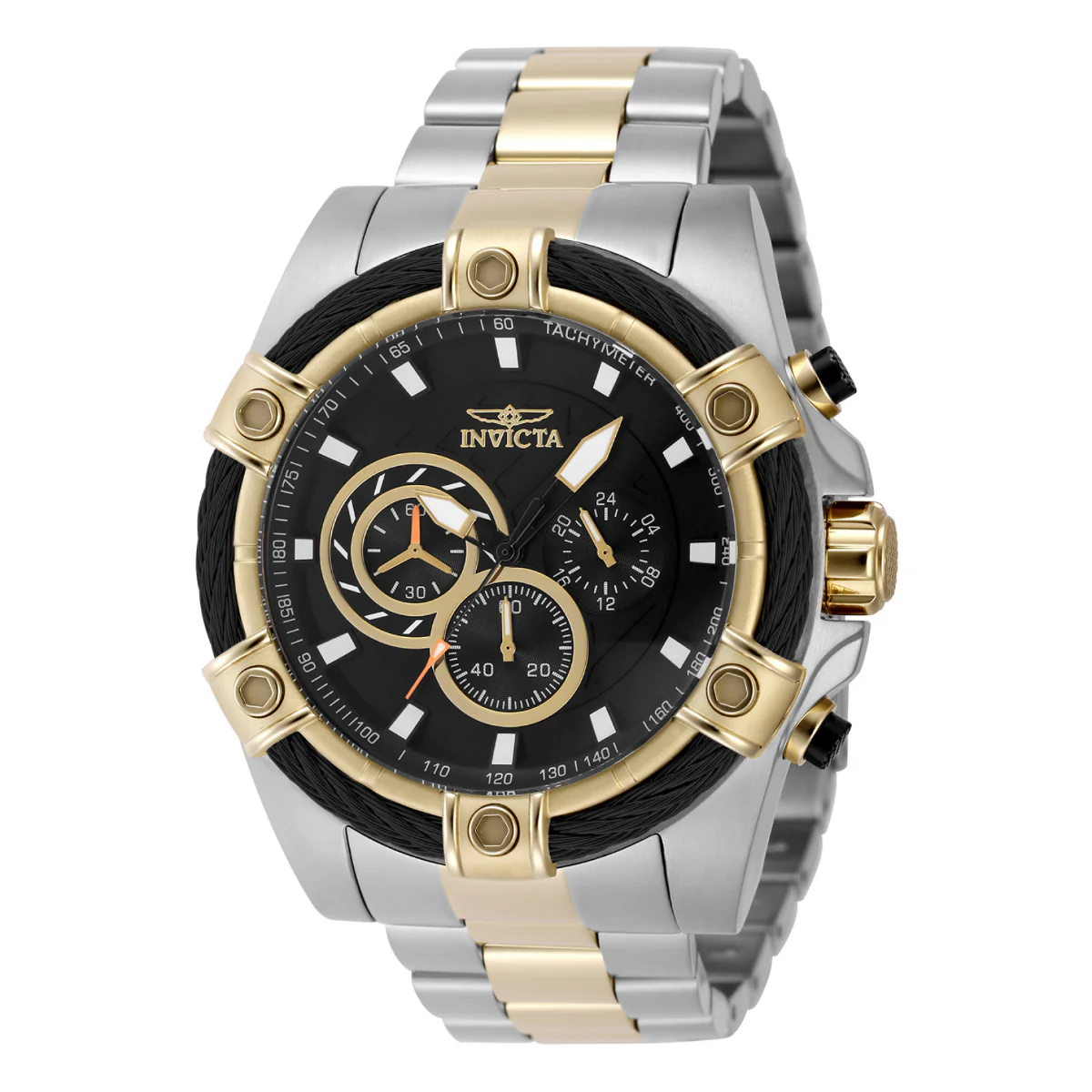 Invicta Bolt Ace Men's Watch - 52mm. Gold, Steel (48868)