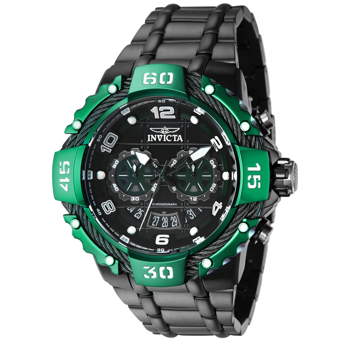Invicta Bolt Men's Watch - 52mm. Black (37651)