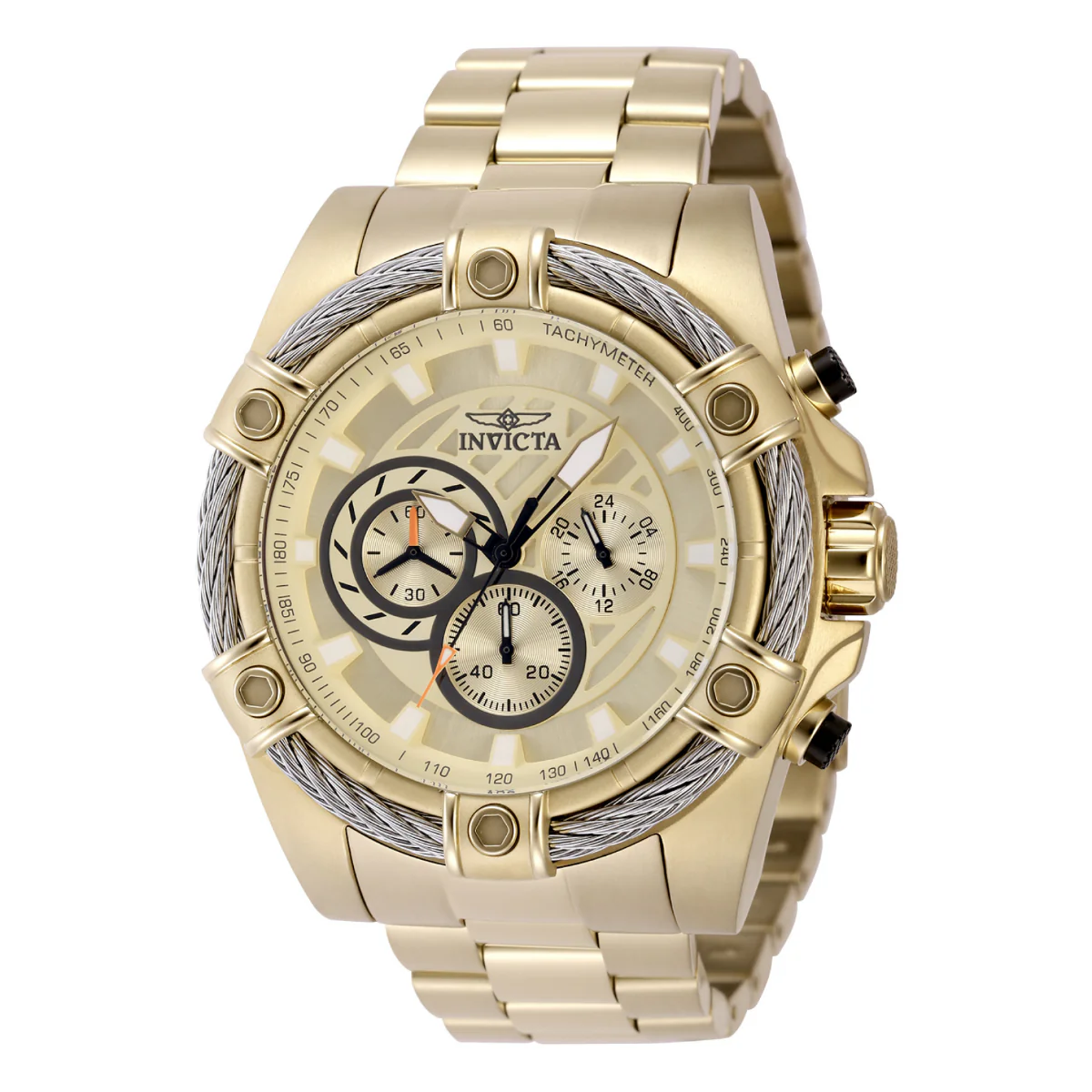 Invicta Bolt Ace Men's Watch - 52mm. Gold (48866)
