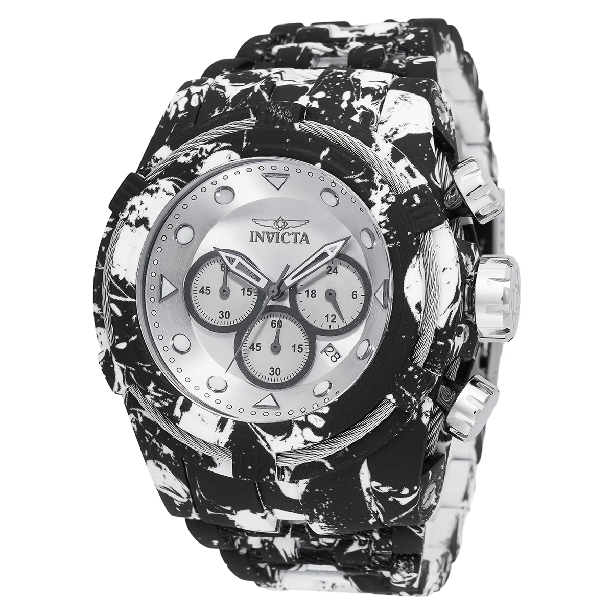 Invicta Bolt Atelier Canvas Men's Watch - 53mm, Aqua Plating, Steel (49139)