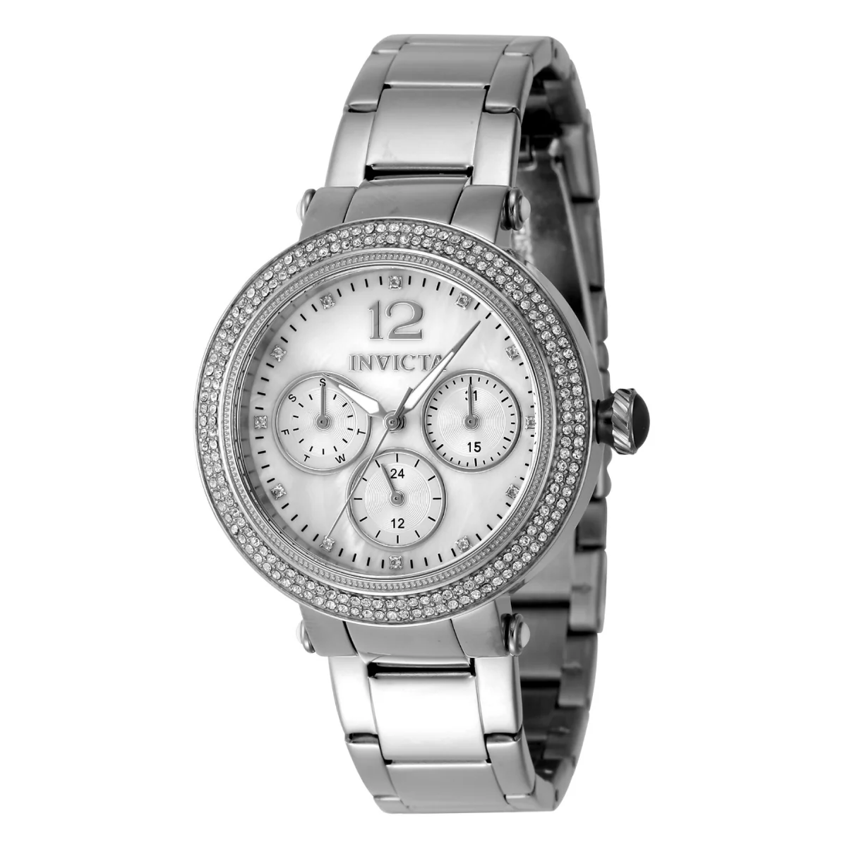 Invicta Bolt Women's Watch w/ Mother of Pearl Dial - 37mm. Steel (48114)