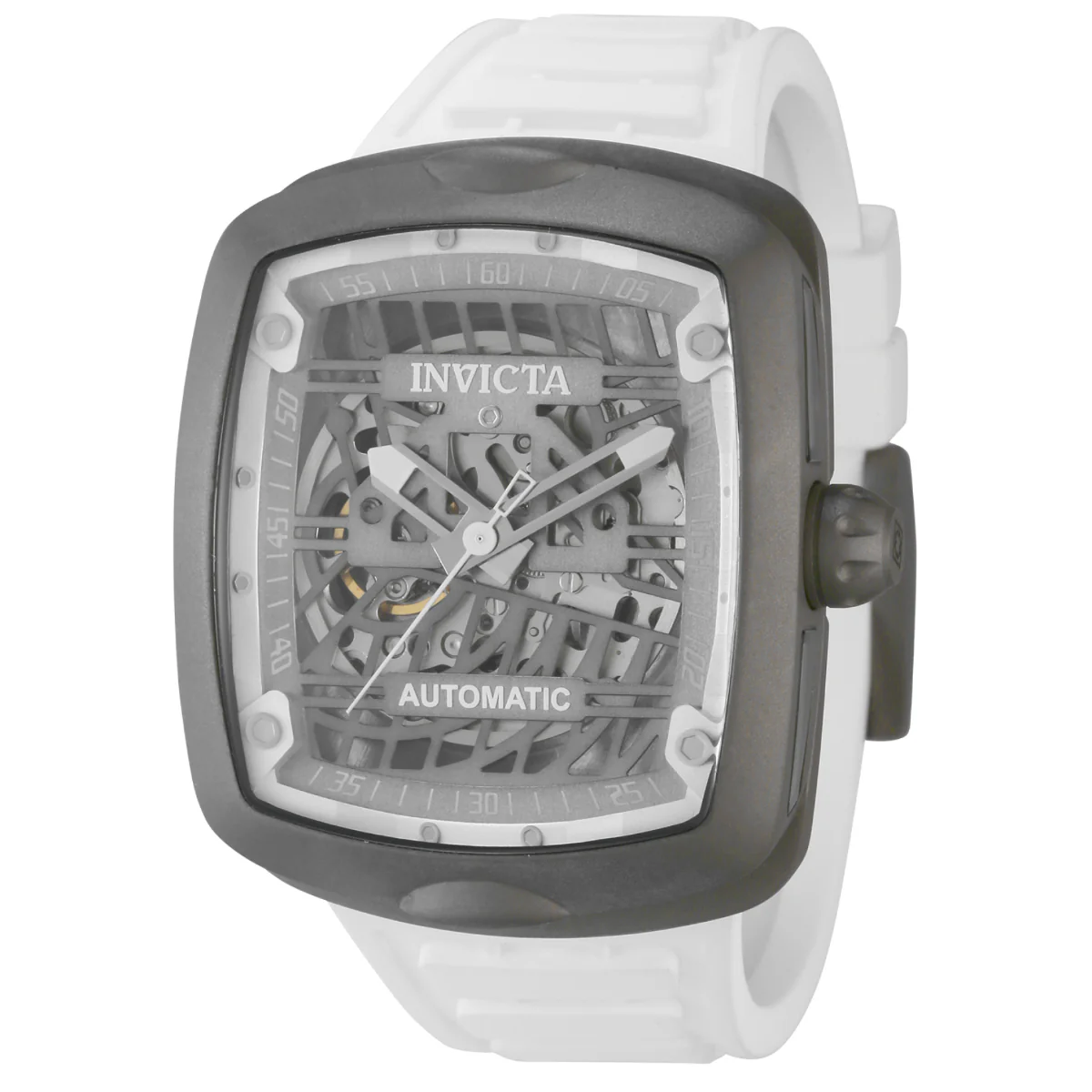 Invicta S1 Rally Skeleton Diablo Solid Titanium Automatic Men's Watch - 44mm. White (44214)