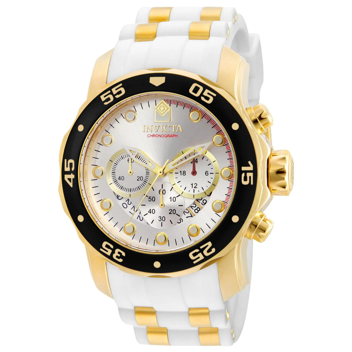 Invicta Pro Diver SCUBA Men's Watch - 48mm. Gold, White (20292)