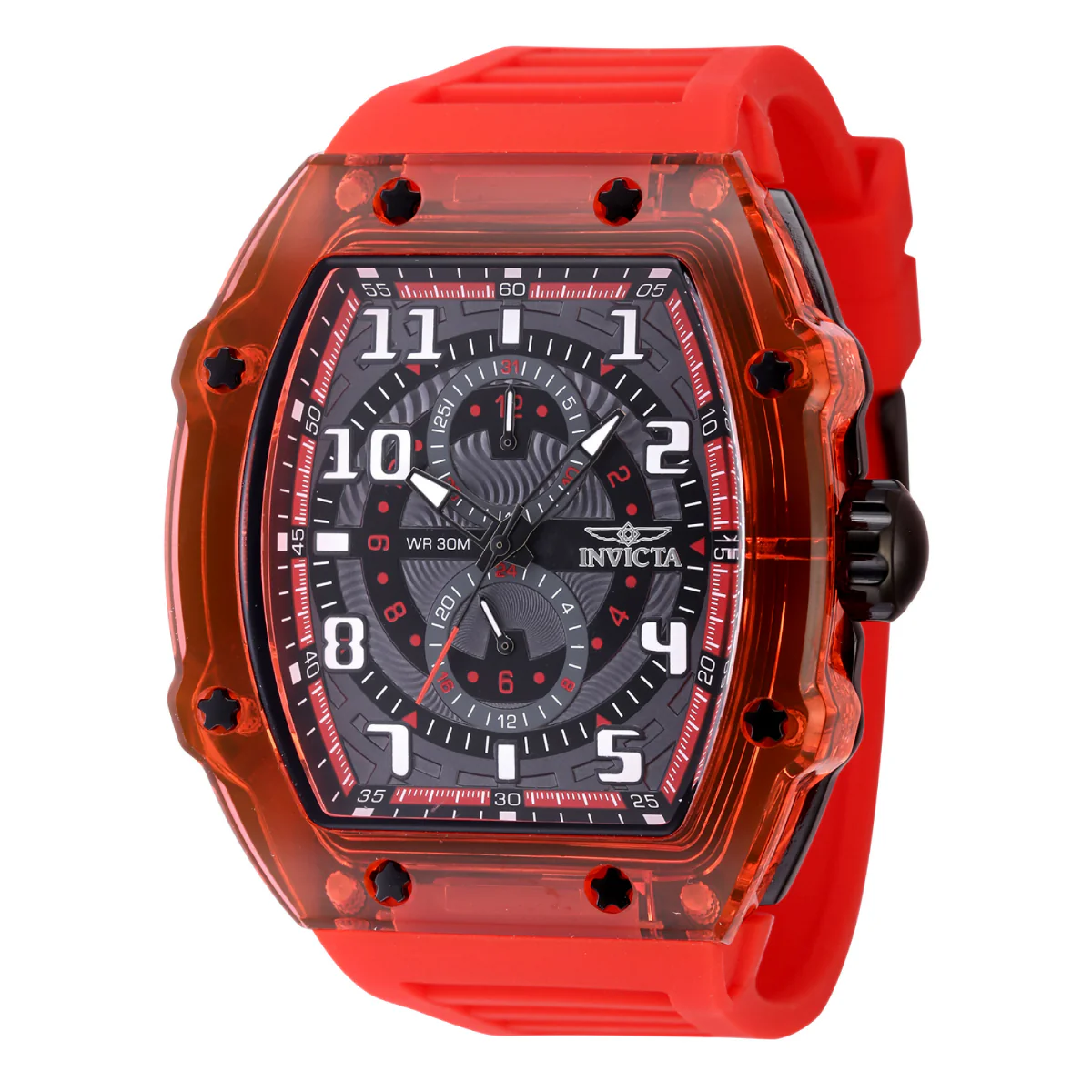 Invicta Racing Cyclone Men's Watch - 48.5mm, Red (48720)