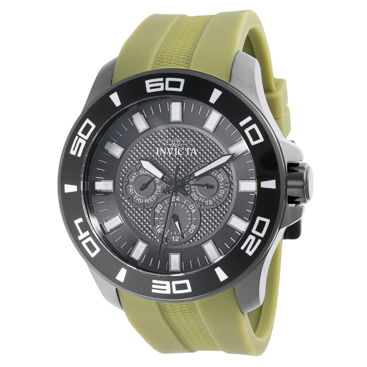 Invicta Pro Diver Impact Men's Watch - 50mm. Olive Green (46035)
