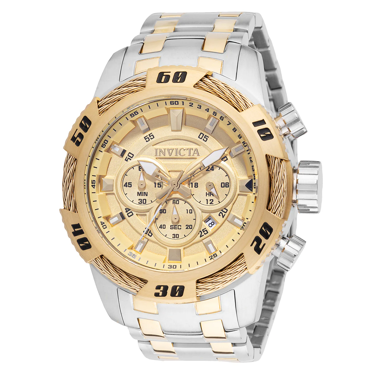 Invicta Speedway Ignition Men's Watch - 50mm. Gold, Steel (49123)