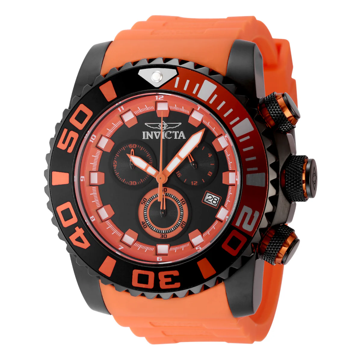 Invicta Sea Hunter Benthonic Men's Watch - 52mm. Orange (48986)
