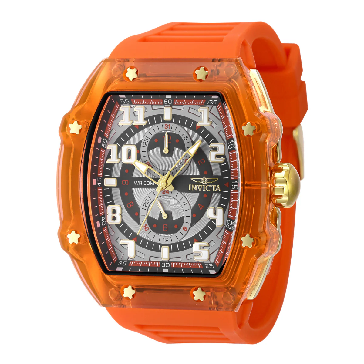 Invicta Racing Cyclone Men's Watch - 48.5mm. Orange (48711) 1 Invicta Racing Cyclone Men's Watch - 48.5mm. Orange (48711)