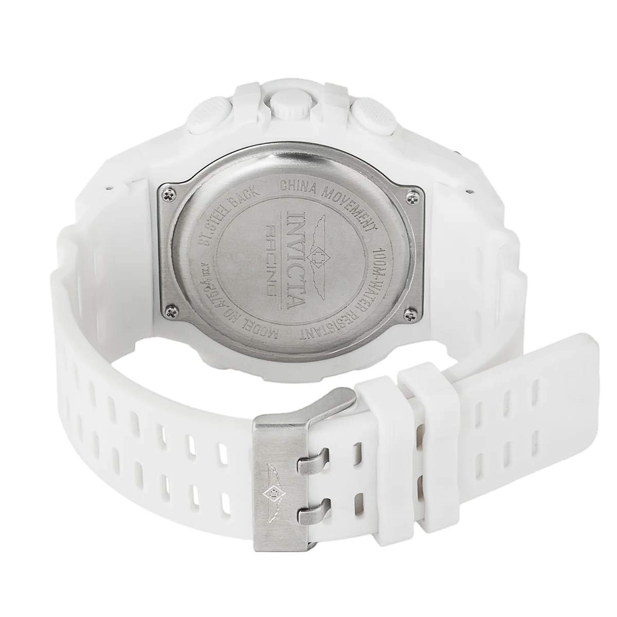 Invicta Racing Burnout Digital Men's Watch - 52mm. White (47524) 2 Invicta Racing Burnout Digital Men's Watch - 52mm. White (47524)