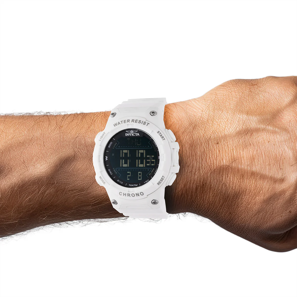 Invicta Racing Burnout Digital Men's Watch - 52mm. White (47524) 7 Invicta Racing Burnout Digital Men's Watch - 52mm. White (47524)