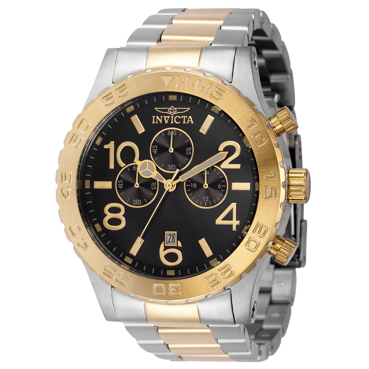 Invicta Specialty Pulse Men's Watch - 50mm. Gold, Steel (40602)