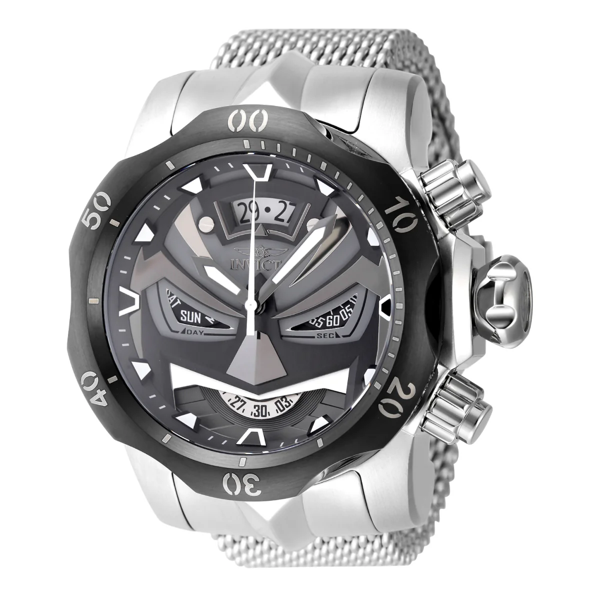 Invicta Venom Swiss Ronda Z60 Caliber Men's Watch - 53.7mm, Steel (48169)