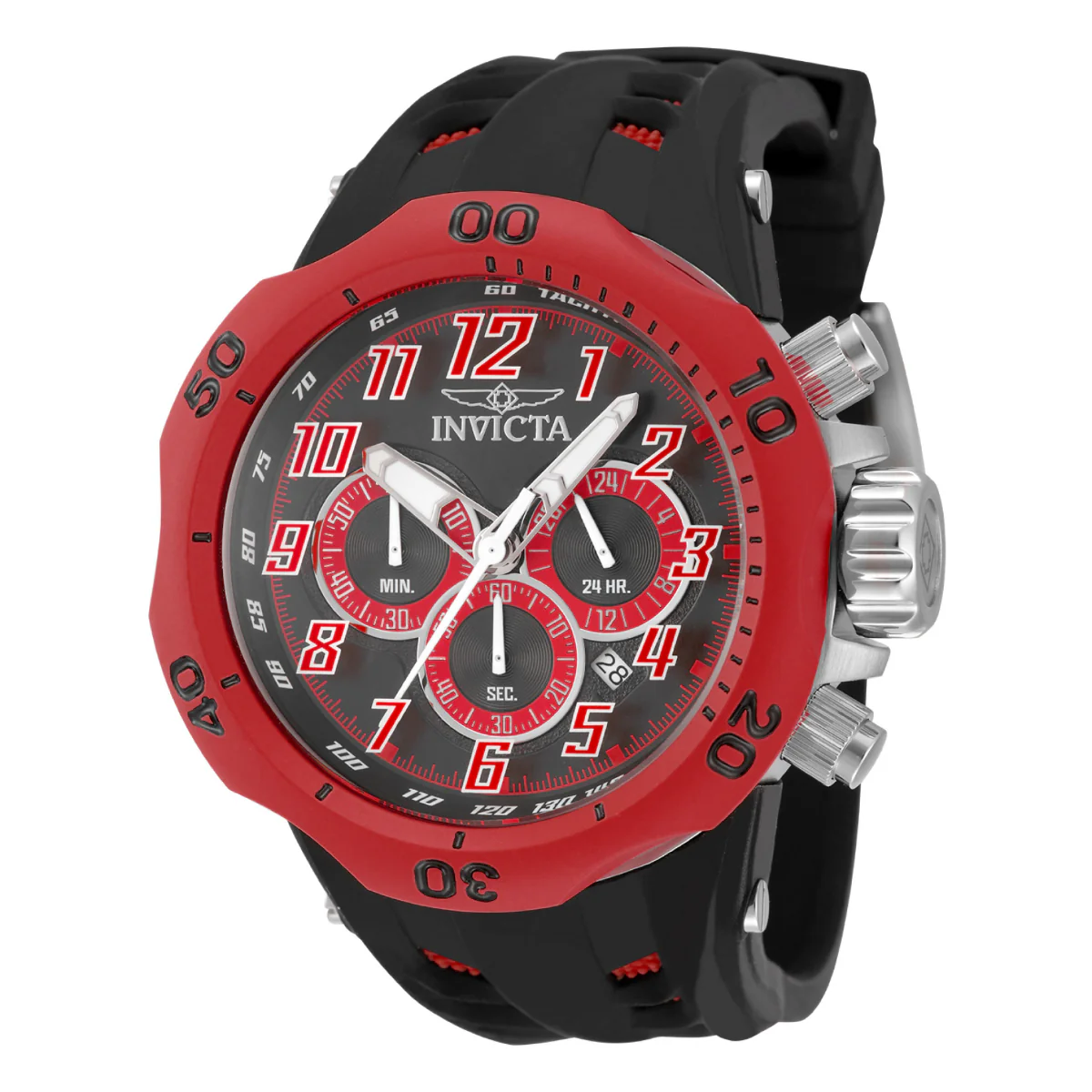 Invicta Venom Hydra Men's Watch - 52mm. Red. Black (48237)