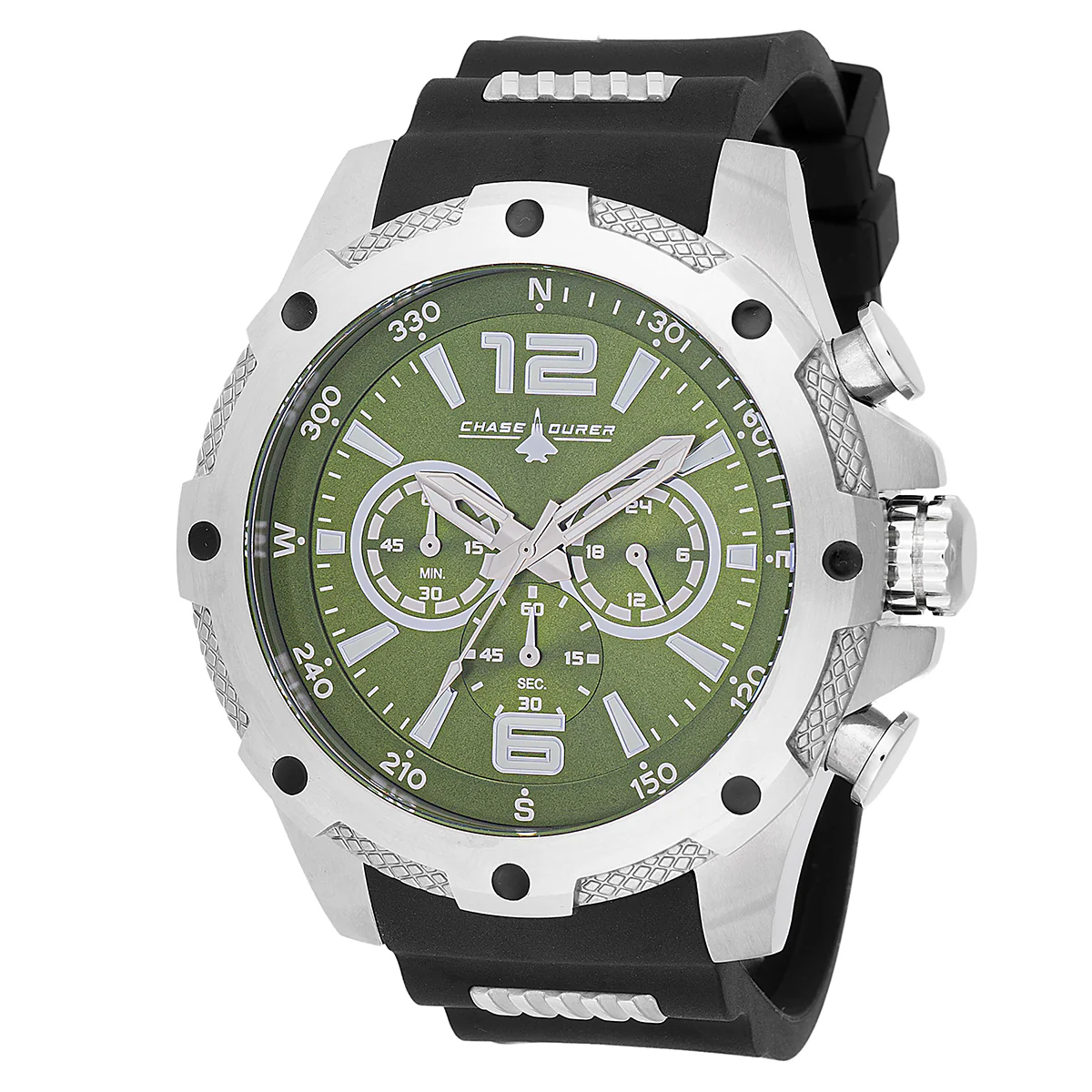 Chase Durer Men's Watch - 51mm, Black, Steel (CDW-0107)