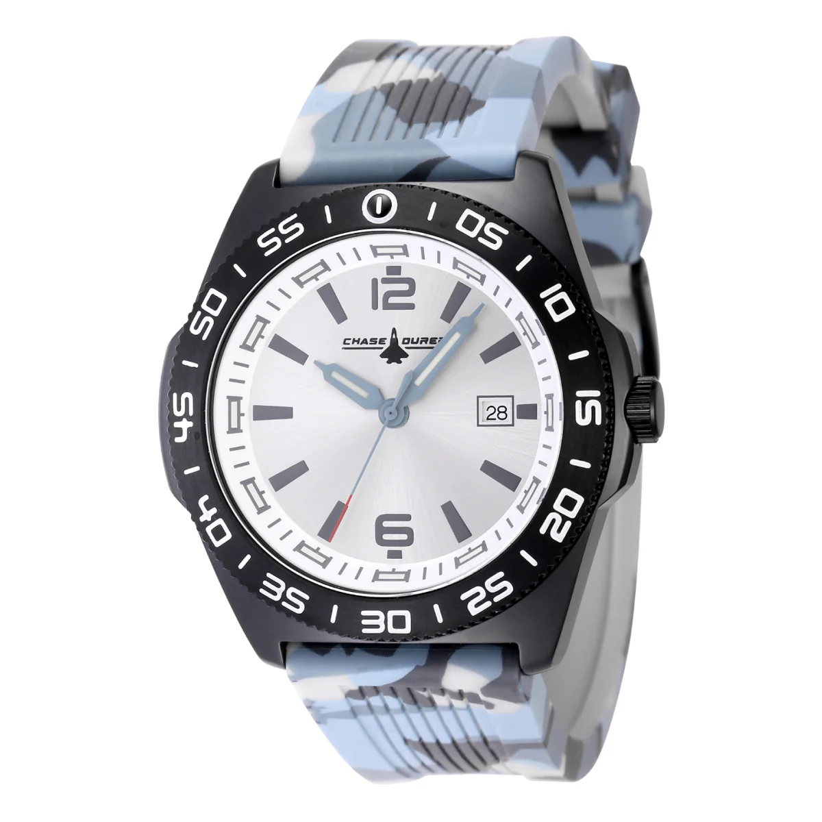 Chase Durer Men's Watch - 45mm. Camouflage, Grey, Blue (CDW-0176)
