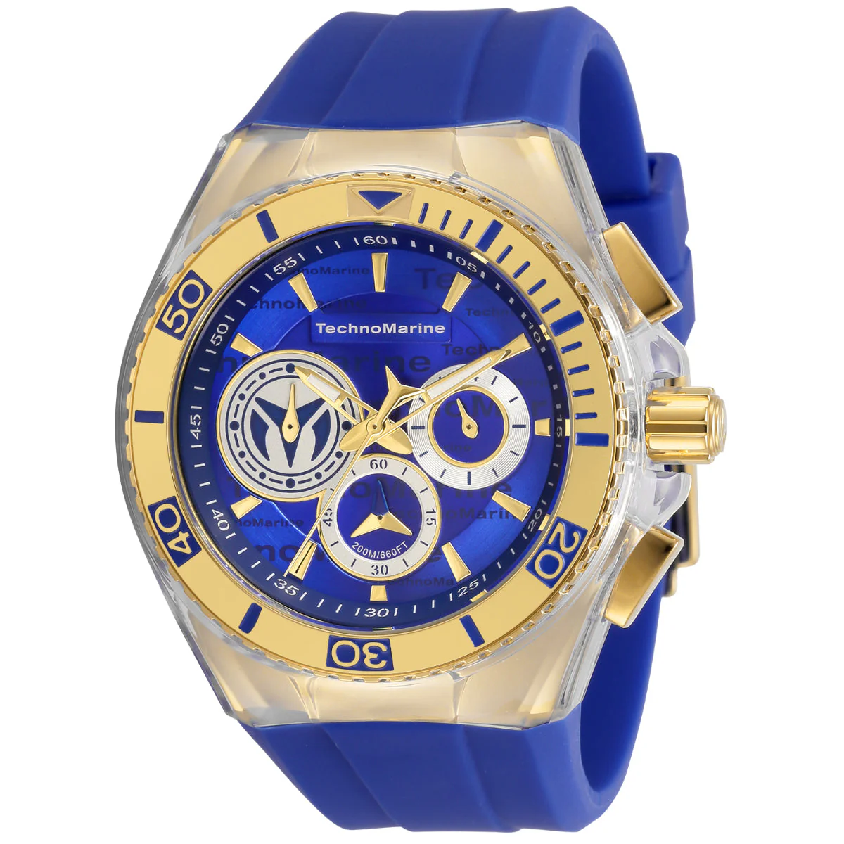 TechnoMarine Cruise California Men's Watch - 46.65mm, Blue (TM-118125)