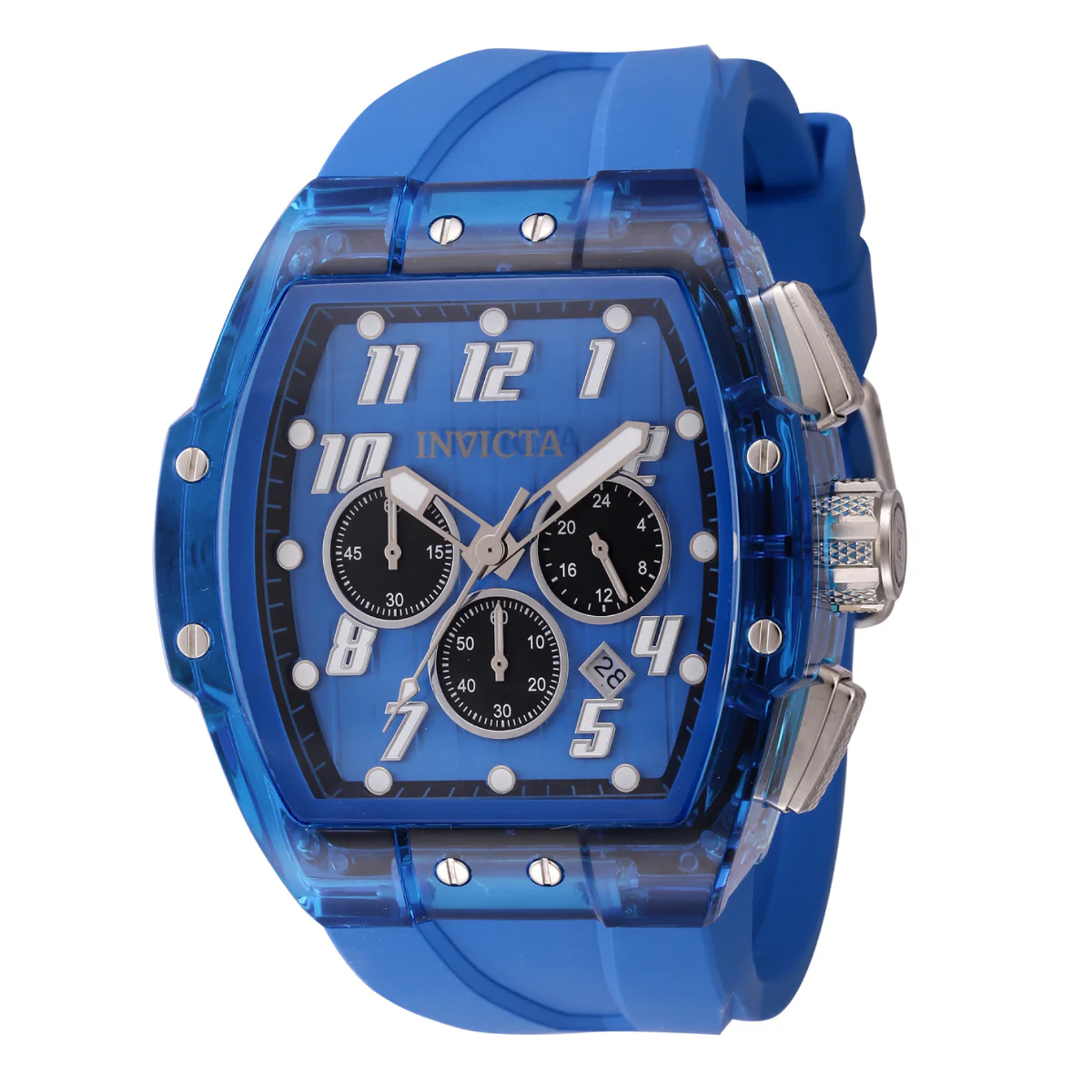 Invicta S1 Rally Kinesia Anatomic Men's Watch - 47mm. Blue (45484) 1 Invicta S1 Rally Kinesia Anatomic Men's Watch - 47mm. Blue (45484)