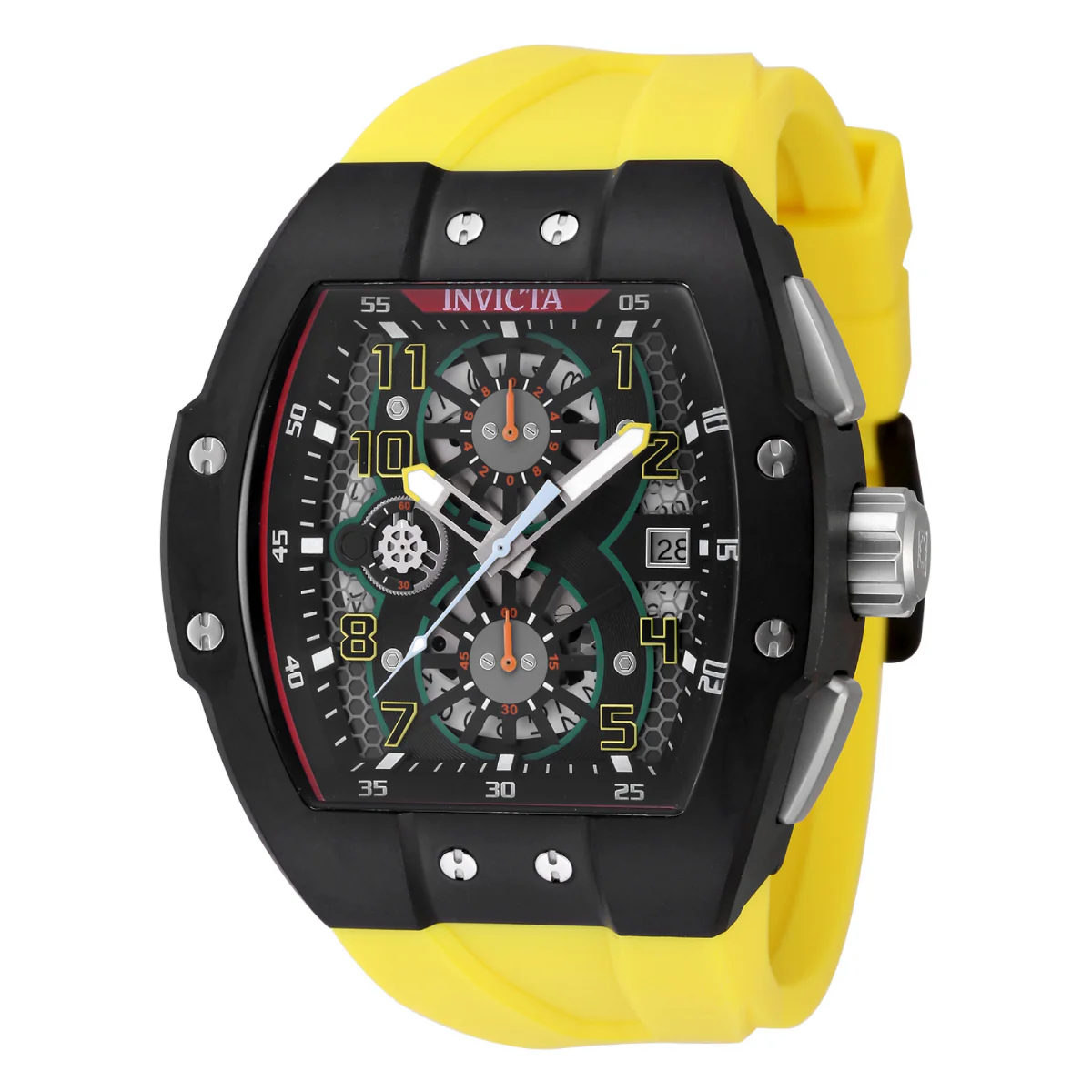 Invicta Racing Gridlock Men's Watch - 47mm. Yellow (48337) 1 Invicta Racing Gridlock Men's Watch - 47mm. Yellow (48337)