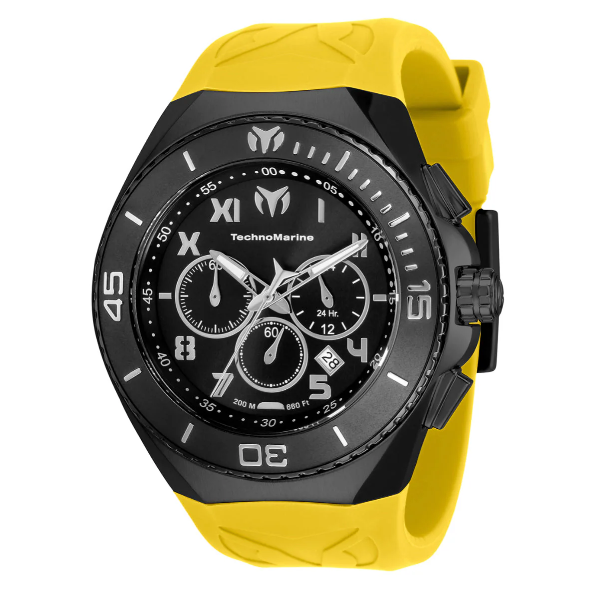 TechnoMarine Manta Men's Watch - 48mm, Yellow (TM-220001)