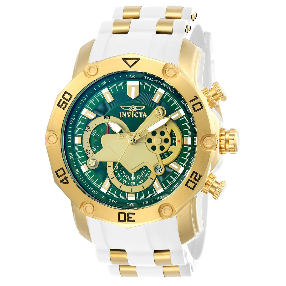 Invicta Pro Diver SCUBA Men's Watch - 50mm. Gold, White (23422) 1 Invicta Pro Diver SCUBA Men's Watch - 50mm. Gold, White (23422)