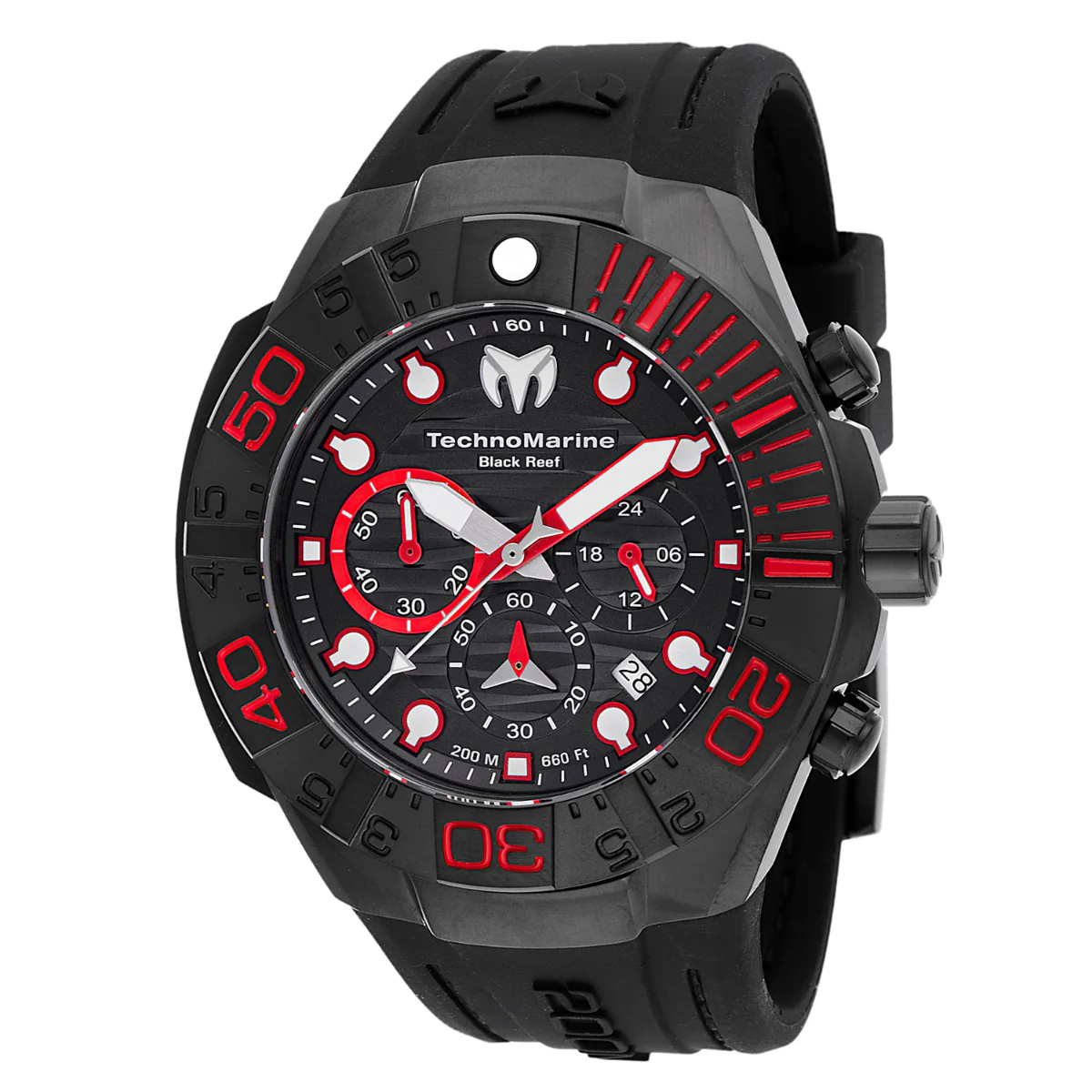 TechnoMarine Reef Black Men's Watch - 45.4mm, Black (TM-523010)