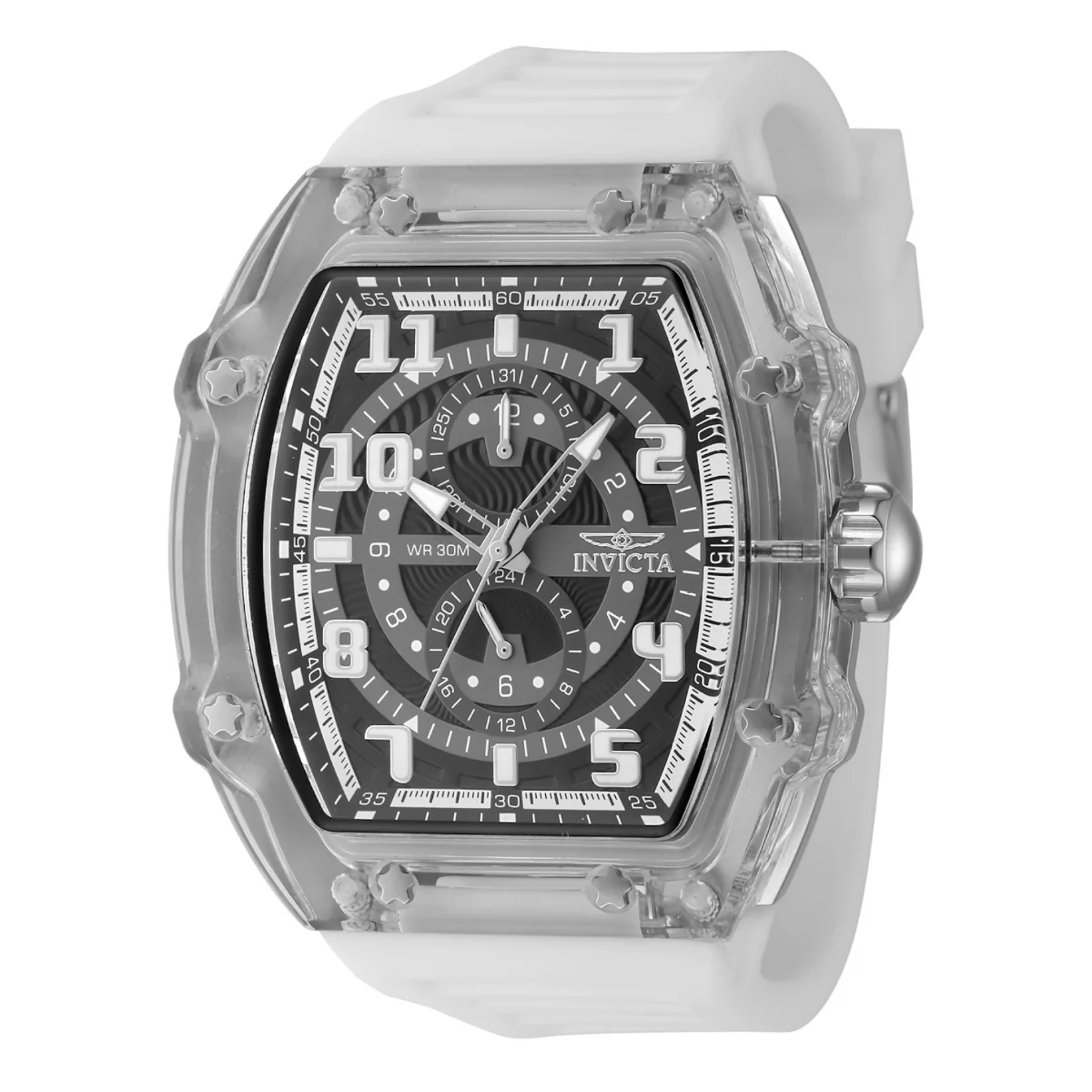 Invicta Racing Cyclone Men's Watch - 48.5mm, White (48447)