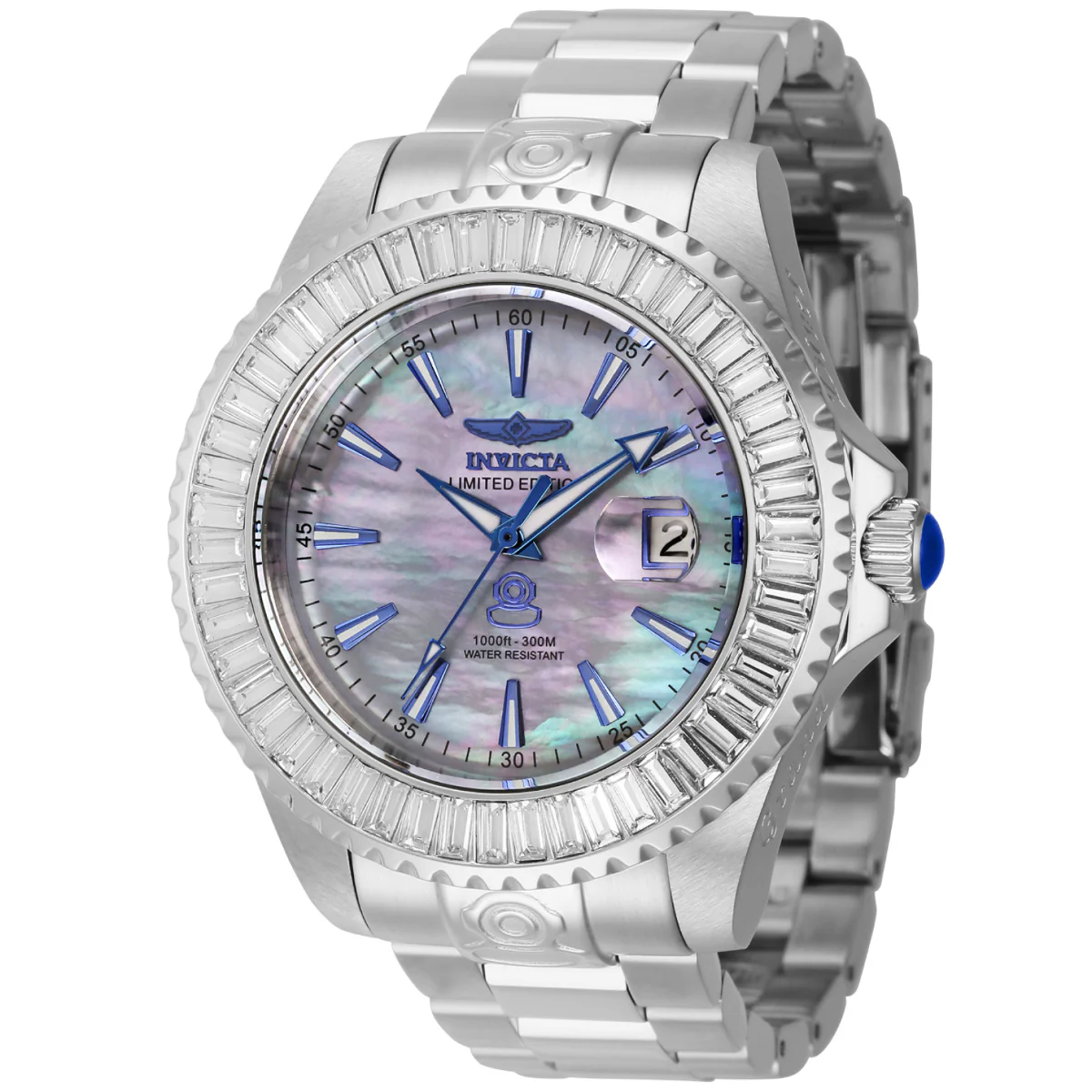 Invicta Grand Diver Automatic Men's Watch w/ Mother of Pearl Dial - 47mm. Steel (44314)