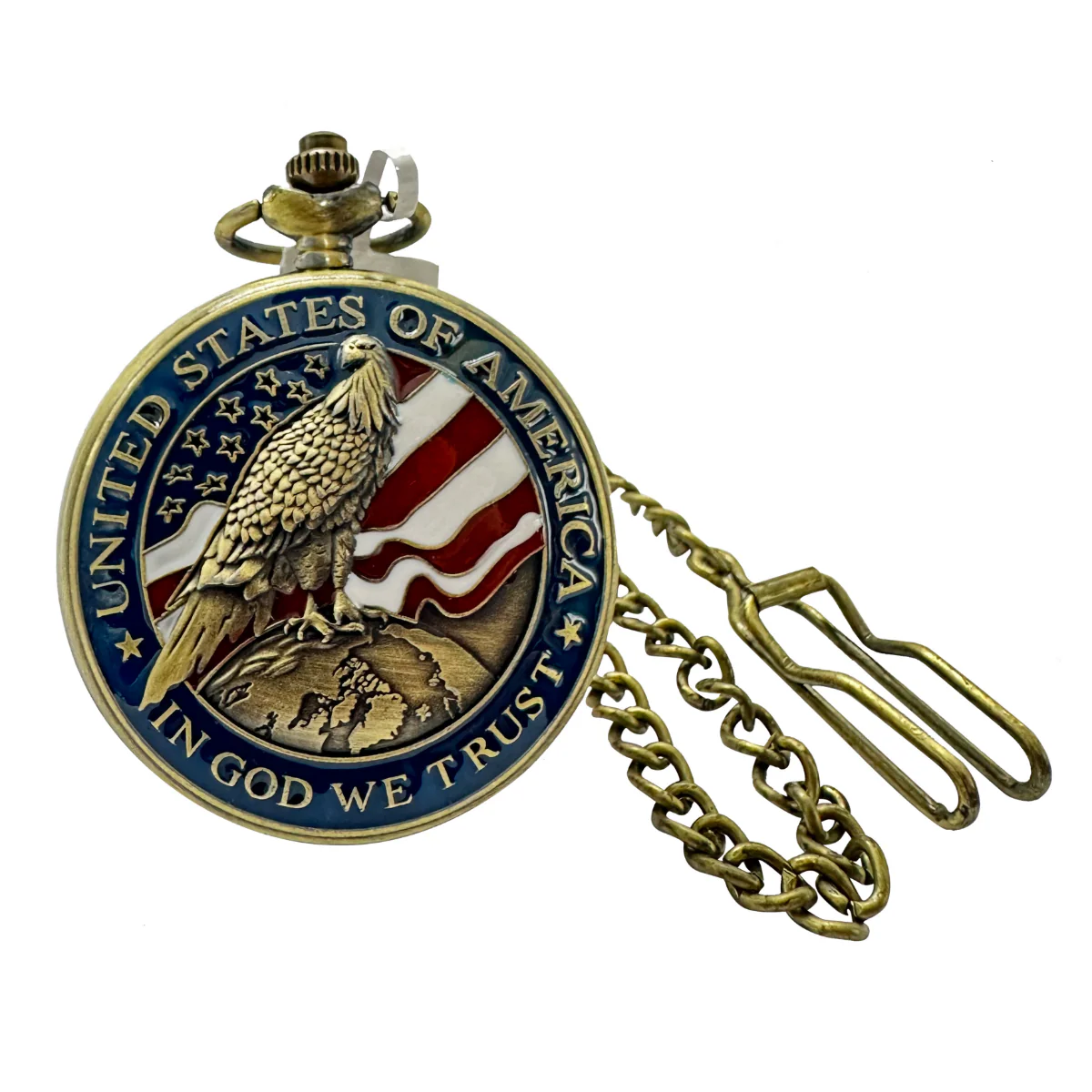 Invicta Vintage Americana Pocket Watch - 47mm. Bronze (49008)