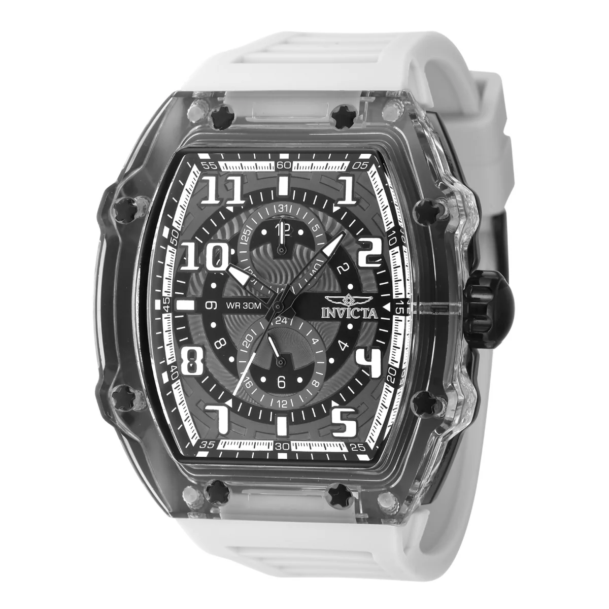 Invicta Racing Cyclone Men's Watch - 48.5mm, White (48719)