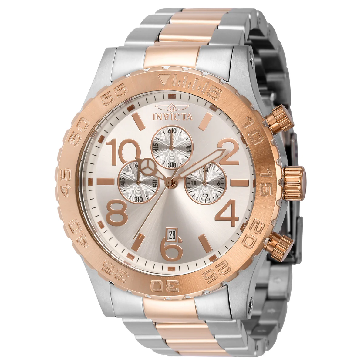Invicta Specialty Pulse Men's Watch - 50mm. Rose Gold, Steel (40604)