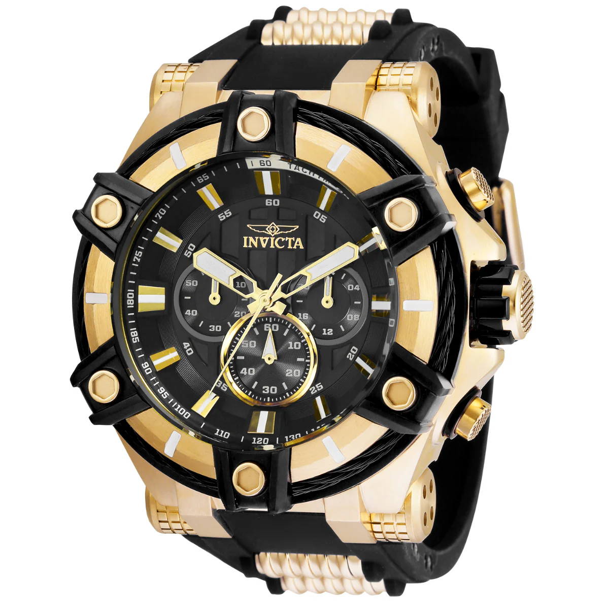Invicta Bolt Surge Men's Watch - 52mm. Gold, Black (35548)