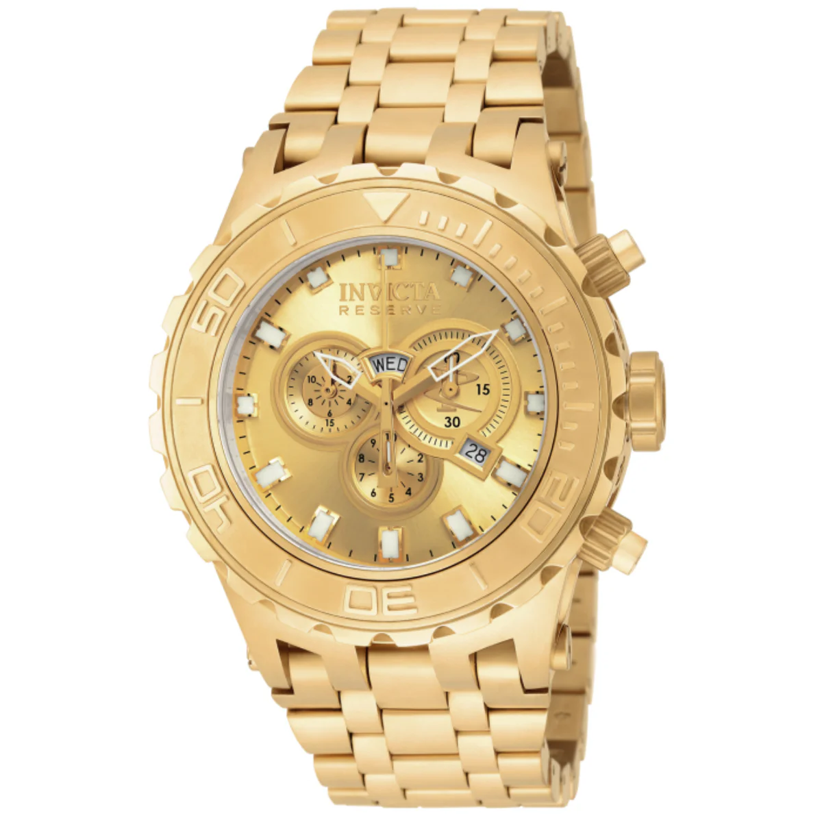 Invicta Subaqua Swiss Ronda 5050.E Caliber Men's Watch - 52mm, Gold (6901)