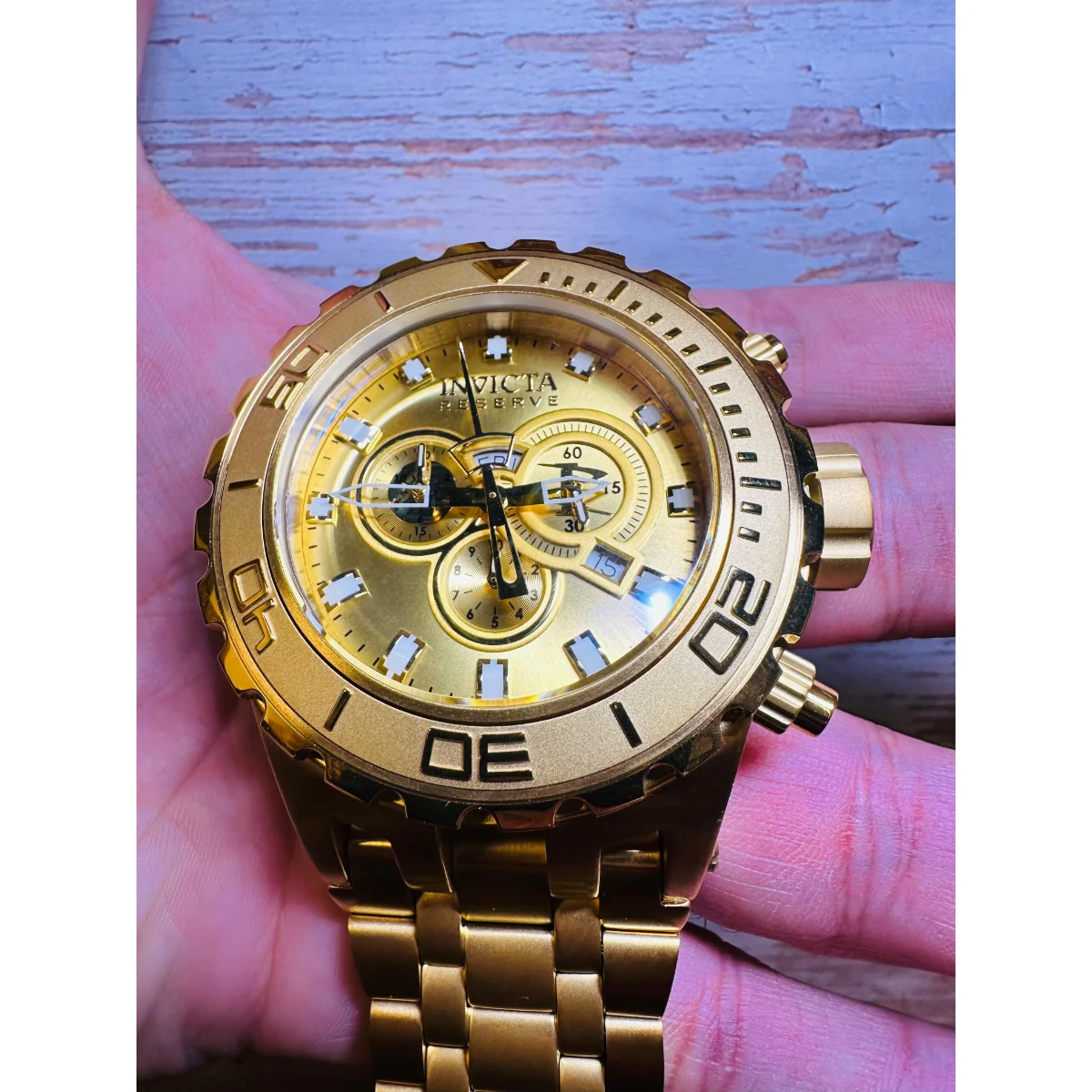 Invicta Subaqua Swiss Ronda 5050.E Caliber Men's Watch - 52mm, Gold (6901) 2 Invicta Subaqua Swiss Ronda 5050.E Caliber Men's Watch - 52mm, Gold (6901)