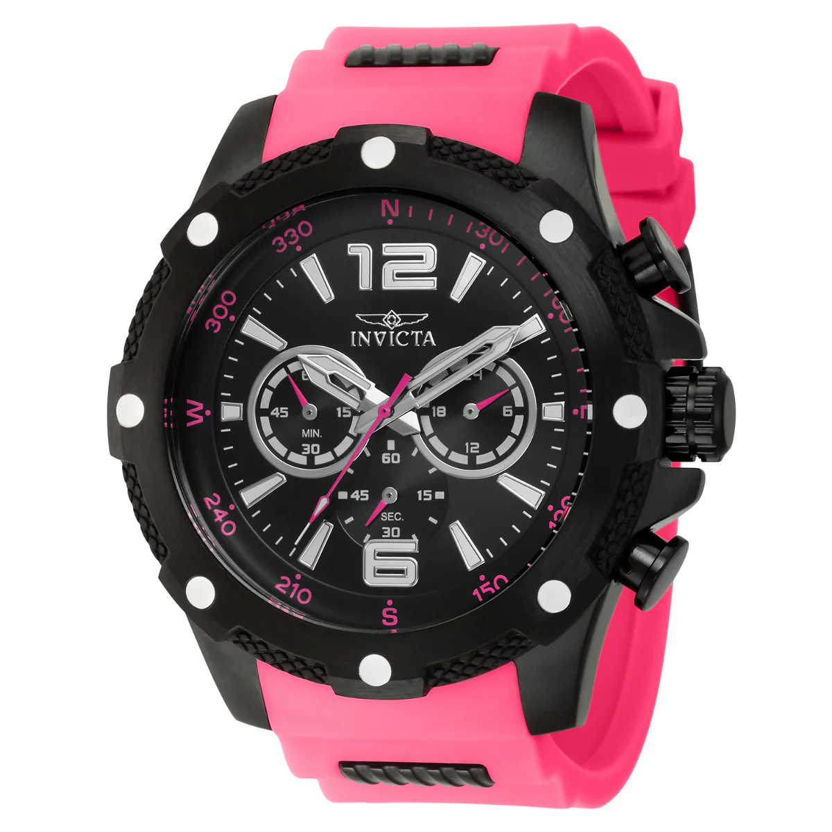 Invicta I-Force Axis Men's Watch - 50mm. Black. Pink (43000)