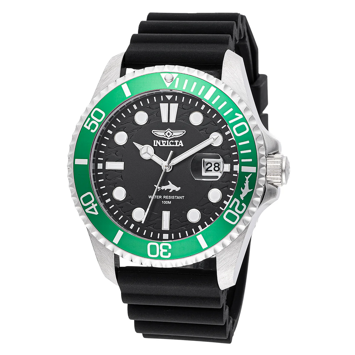 Invicta Pro Diver Shark Men's Watch - 43mm. Black (47166)