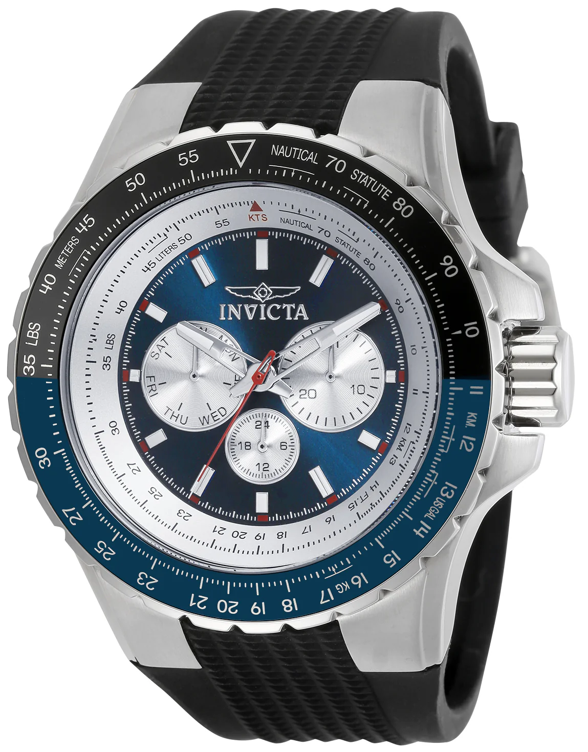 Invicta Aviator Skyshock Men's Watch - 50mm. Black (32916)