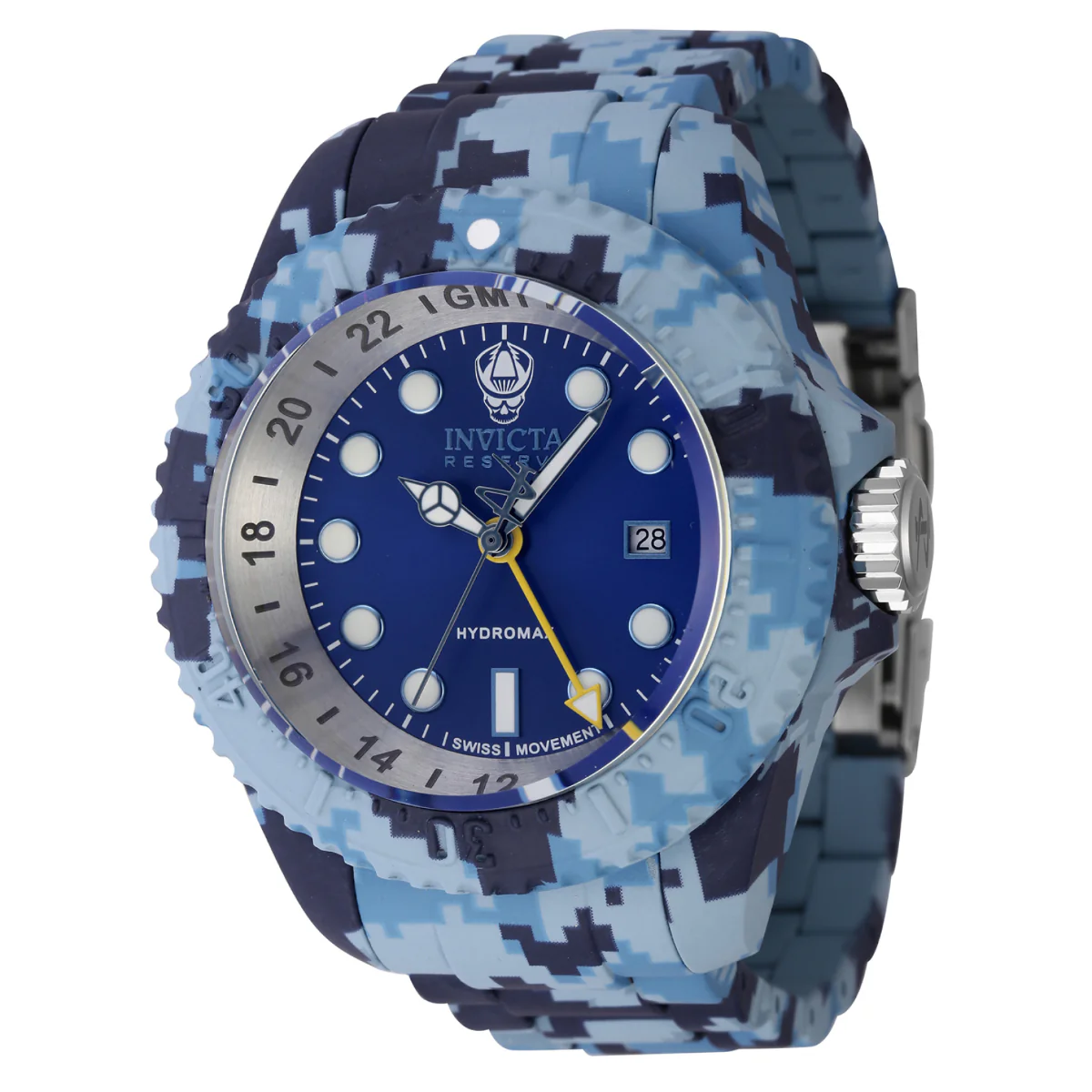 Invicta Reserve Swiss Ronda 515.24H Caliber Men's Watch - 52mm, Aqua Plating, Steel (45940) 1 Invicta Reserve Swiss Ronda 515.24H Caliber Men's Watch - 52mm, Aqua Plating, Steel (45940)