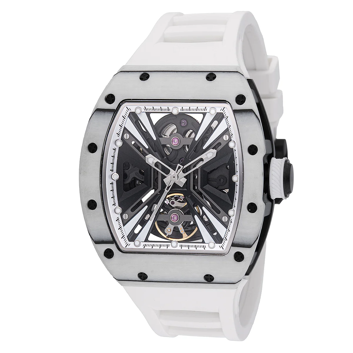 Invicta S1 Rally Vortex Automatic Men's Watch w/ Skeleton Dial - 41mm. White (49028)